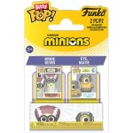 Figurine funko pop - les minions - bride kevin & eye, matie - pack bitty pop (94224)