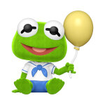 Figurine funko pop! muppet babies baby kermit (velour)