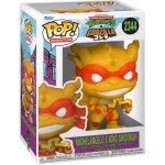 Figurine funko pop! n2344 - tortues ninjas + godzilla - michelangelo x king ghidorah