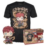 Figurine funko pop - naruto n728 - gaara (paillet�) - tee
