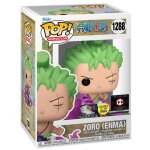 Figurine funko pop - one piece n1288 - zoro (enma) - glow in the dark (65028)