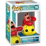 Figurine funko pop! petite sirene sebastian et polochon