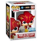Figurine funko pop - sonic le hrisson n593 - sonic en flash (88905)