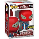 Figurine funko pop - spider - man gamerverse [marvel] n974 - peter parker (costume vlocit) (76676)