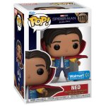 Figurine funko pop - spider - man: no way home n1170 - ned avec la cape de docteur strange (68368)