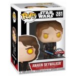 Figurine funko pop - star wars 3 : la revanche des sith n281 - anakin skywalker cot� obscur (31681)