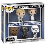 Figurine funko pop - star wars 4 : un nouvel espoir - luke / leia / chewbacca / dark vador / stormtrooper ...