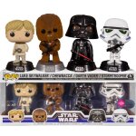 Figurine funko pop - star wars 4 : un nouvel espoir - luke skywalker / chewbacca / dark vador / stormtrooper ...