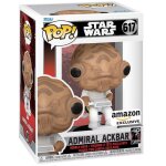 Figurine funko pop - star wars 6 : le retour du jedi n617 - amiral ackbar (71536)