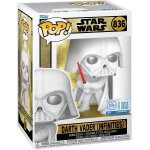 Figurine funko pop! star wars legends dark vador (blanc)
