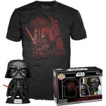Figurine funko pop - star wars : obi - wan kenobi - dark vador (glow in the dark) - tee