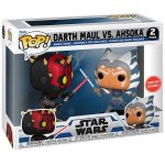 Figurine funko pop - star wars : the clone wars - dark maul vs ahsoka - pack (74327)