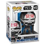 Figurine funko pop - star wars : the clone wars n413 - wrecker (52027)