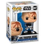 Figurine funko pop - star wars : the clone wars n807 - arc trooper jesse [avec chase] (83545)