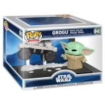 Figurine funko pop - star wars : the mandalorian & grogu n840 - grogu avec dro�de souris polaire (90813) ...
