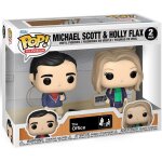 Figurine funko pop - the office - michael scott & holly flax (pique - nique d'entreprise) - pack (75679) ...