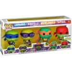 Figurine funko pop - tortues ninja - leonardo / donatello / michelangelo / raphael - pack (73527)