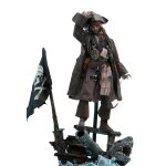 Figurine hot toys dx15 - pirates of the caribbean : dead men tell no tales - jack sparrow
