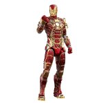 Figurine hot toys mms412 - marvel comics - iron man 3 - bones mark 41 retro armor version