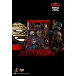 Figurine hot toys mms417 - dc comics - batman vs superman : dawn of justice - armored batman battle damaged ...