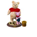 Figurine hot toys mms503 - christopher robin - winnie the pooh and piglet
