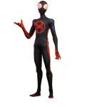 Figurine hot toys mms710b - marvel comics - spider man : across the spider verse - miles morales deluxe ...