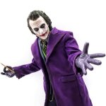Figurine hot toys qs010 - dc comics - the dark knight - the joker deluxe version