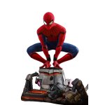 Figurine hot toys qs014 - marvel comics - spider - man : homecoming - spider - man standard version