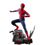 Figurine hot toys qs014b - marvel comics - spider - man : homecoming - spider - man deluxe version