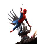 Figurine hot toys qs015 - marvel comics - spider - man : homecoming - spider - man standard version