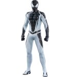 Figurine hot toys vgm36 - marvel comics - marvel's spider - man - spider - man negative suit