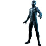 Figurine hot toys vgm56b - marvel's spider man 2 - peter parker black suit deluxe version