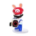 Figurine mario + the lapins crtins kingdom battle - mario 8cm