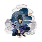 Figurine naruto shippuden - uchiha sasuke panel spectacle 9cm