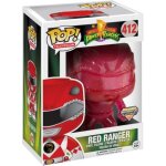 Figurine pop - power rangers - rouge red ranger morphing - funko pop
