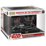 Figurine pop - star wars the last jedi - movie moments rematch on the supremacy finn vs captain phasma ...