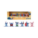 Figurines stitch nano smoby - set 6 pi�ces die - cast 4 cm finition m�tallique