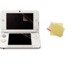 Film de protection ecran (screen protector) + chiffon pour nintendo new 3 ds (new 3ds)