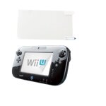 Film de protection ecran (screen protector) + chiffon pour nintendo wii u gamepad