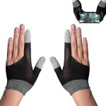 Gants de jeu pour contr�leur de jeu mobile, gants tactiles, noir
