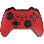 Genesis mangan 400 rouge bluetooth manette de jeu analogique / num�rique android, mac, nintendo switch, ...