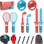 Gjfty - 10 en 1 ensemble d'accessoires de sport switch2 (switch2 sports)