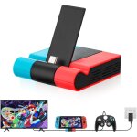 Gjfty - switch oled station d'accueil portable chargeur de remplacement adaptateur tv hdmi 4k avec port ...