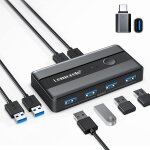 Gjfty - switch usb 3. 0 kvm switch 4 usb ports for 2 pcs for keyboard mouse external hard drive printer ... Gjfty - switch usb 3. 0 kvm switch 4 usb ports for 2 pcs for keyboard mouse external hard drive printer ...