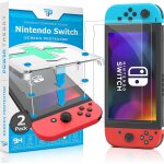 Gjfty - verre tremp compatible avec nintendo switch - protection ecran [2 pices] anti - rayure, film ...
