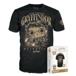 Harry potter - harry  quidditch  - t - shirt pop (xl)