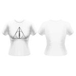 Harry potter - t - shirt fille deathly hallows (m)