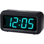Horloge numrique aliment par batterie, rveil de chambre avec affichage led - longue dure de vie de ...