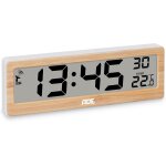 Horloge radiopilote numrique avec affichage de la temprature trs grands chiffres ecran bien lisible ...