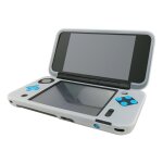 Housse etui protection silicone pour nintendo new 2 ds xl (new 2ds ll) - anti choc / rayures - blanc